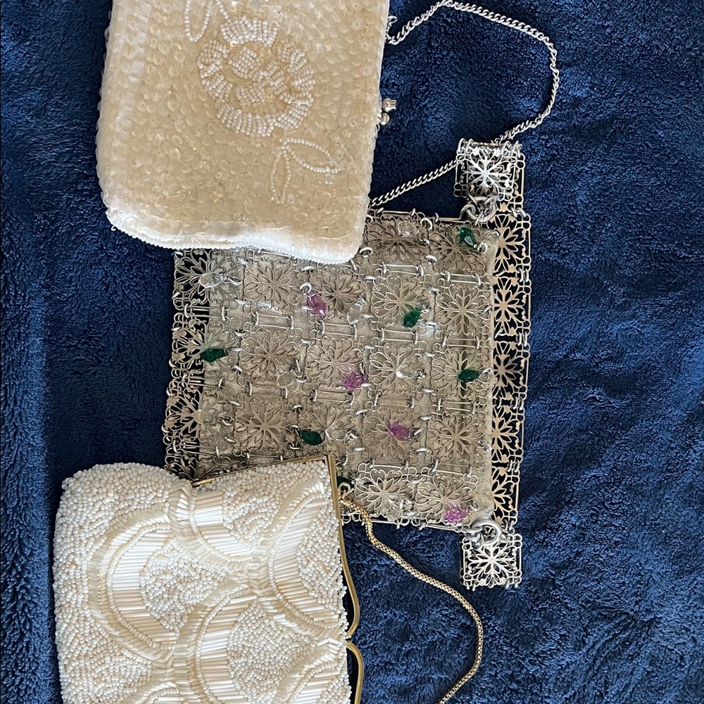 Beaded Evening Clutch - Elegant Women's Bags